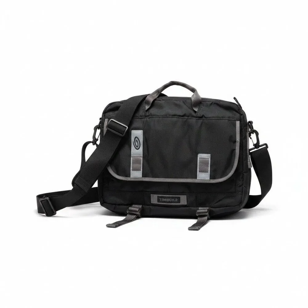 Timbuk2 Control Laptop Messenger Bag Medium Black TSA-Friendly 163-4-2000 EUC